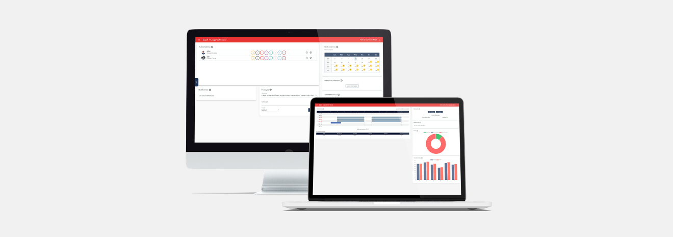 Portais Self-Service Expert de chefia e colaborador
