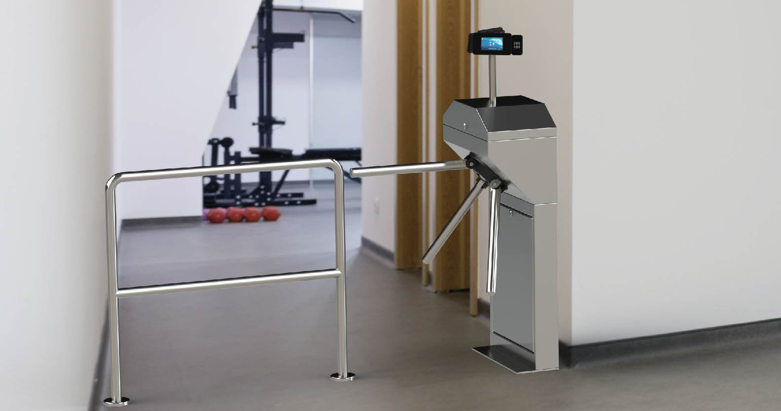 TUX550 Controlo de acessos com torniquete