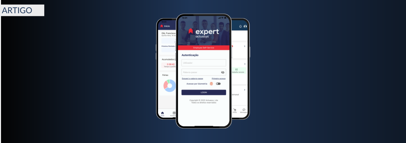 aplicação para telemóvel para gestão de assiduidade